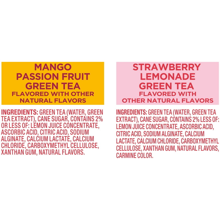 Joyba Bubble Tea Green Tea Variety Pack, Mango Passion Fruit & Strawberry Lemonade, 12oz (Pack of 8) - Walmart.com Joyba Bubble Tea Green Tea Variety Pack, Mango Passion Fruit & Strawberry Lemonade, 12oz (Pack of 8) - Walmart.com