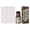 Black, variant on Drrntien Reusable Eyebrow Stamps Stencil Tool For Beginners 24pcs Waterproof Smudgeproof