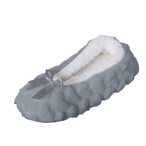 YLYL Womens Floor Slipper Socks Warm Fuzzy Fur Lined Non Slip Indoor Ourdoor House Shoes for Spa Hotel