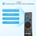 thumbnail image 4 of Télécommande Vocale Universelle de Remplacement Compatible avec Samsung Télévision Intelligente LED QLED 4K 8K Crystal UHD HDR Incurvée (Caisse Noire Incluse), 4 of 7