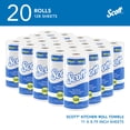 thumbnail image 2 of Scott Professional Kitchen Paper Towels, Bulk (41482), Fast-Drying Absorbency Pockets, White, Perforated (128 Sheets/Roll, 20 Rolls/Case, 2,560 Sheet Total), 2 of 9