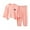Pink, variant on Kids Sets Modal Crewneck Pretty Printed Sweatshirts and Pant Homewear 2 Piece Sets for Boys Girls,4 Years