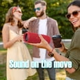 thumbnail image 3 of IPX4 Waterproof Bluetooth 5.0 Speaker, 10W Hi-Fi Stereo Sound, Wireless Portable Compact Design, Long-Lasting Battery, Ideal for Car, Home, Outdoor & Travel, 3 of 6