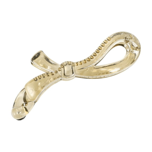 Unique Bargains 1 Pc Fashion Elegant Ribbon Hairpin Hairdo Clip for Women 4.09"x1.57"x0.87" Umber