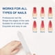 thumbnail image 4 of Lima de uñas, lima de uñas de metal de doble cara con mango antideslizante y estuche de cuero, limas de uñas para mujeres y hombres, 4 of 5