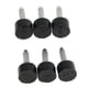 thumbnail image 2 of Puntas de goma para tacones altos (paquete de 6) Negro, 2 of 9