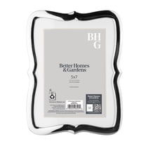 Better Homes & Gardens – 5x7 Picture Frame – Cream/Gold Tabletop Photo ...