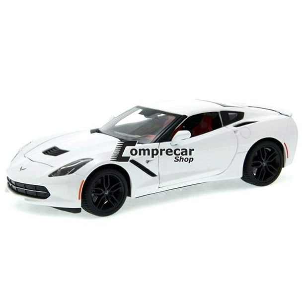 Maisto 2014 Chevrolet Corvette Stingray Z51 1/18 Scale Diecast Model Car White - Walmart.com