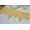 YELLOW, variant on 2.75" Gold Lilac Gray Pink Olive Embroidered Venice Lace Trim By 15" (YELLOW)