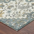 thumbnail image 3 of Addison Rugs Chantille Indoor/Outdoor Traditional Teal Machine Washable Rectangle Rug, 10' x 14', 3 of 8