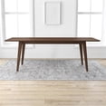 thumbnail image 4 of Verona Modern Furniture Style Solid Wood Walnut 86" Rectangular Dining Table, 4 of 6