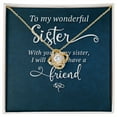 thumbnail image 4 of To My Sister Wonderful Sister Infinity Knot Necklace Message Card, 4 of 7