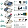 thumbnail image 7 of Livhil 6 Set Compression Packing Cubes for Suitcases, Travel Accessories Suitcase Organizer Bags Set, Accessories Bags Packing Cubes for Travel Luggage Organizer Women Men, 7 of 7