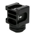 thumbnail image 2 of Cold Shoe Mount Adapter, Aluminum Alloy Mount Adapter Portable FS-04 Cold With 4 Mounts For Women Men For Microphone Cellphone Flashlight, 2 of 8