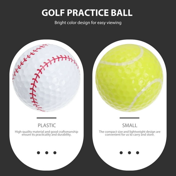 WHAMVOX  6 PCS Training Golf Practice Ball Premium Material Balls Travel
