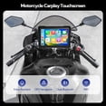 thumbnail image 3 of Motorcycle CarPlay&Android Auto, Motorcycle GPS Navigation System, GPS for Motorcycles Waterproof, Built-in 64GB TF Card, 5 Inch, Dual Bluetooth, 3 of 7