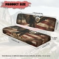 thumbnail image 7 of Uorisanigo UTV Seat Cover, Tear-Resistant Flying Eagle American Flag Front Bench Cover for Kawasaki Mule 4010 4x4 FE 2025 2023 2022 2021, Replacement UTV Accessories Seat Covers for Mule, 7 of 7