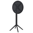 thumbnail image 5 of Compamia Sky 24 inch Round Folding Bar Table in Black finish, 5 of 8