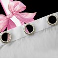 thumbnail image 4 of Erosebridal Pink Letter T Monogrammed Kids Blackout Curtains Set of 2 (52x84 Each),Cute Bowknot Window Curtains For Bows Lover, 4 of 7