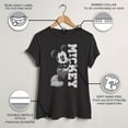 thumbnail image 3 of Women's Mickey & Friends Black and White Mickey Mouse  Graphic Tee Black Small, 3 of 9