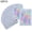 Purple, variant on 50Pcs Rainbow Holographic Resealable Bags, Clear Opaque Dual Sided Self Seal Pouches, Small Zipper Storage Bags for Badge, Jewelry & Tiny Accessories
