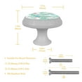 thumbnail image 4 of 4PCS Round Unicorn Cabinet Fluorescence Knob Glowing in the Dark Furniture Drawer Pulls Handle with Screws, 4 of 5