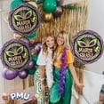 thumbnail image 7 of PMU Mardi Gras Glitter 18 Inch Mylar-Foil Balloon Party Accessories Indoor/Outdoor Decoration (5/pkg) Pkg/1, 7 of 7