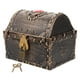 thumbnail image 3 of FELTECHELECTR Cofre del tesoro decorativo, cofre del tesoro vintage, cofre pirata, pequeño cofre de almacenamiento con cerradura y llave, 3 of 5