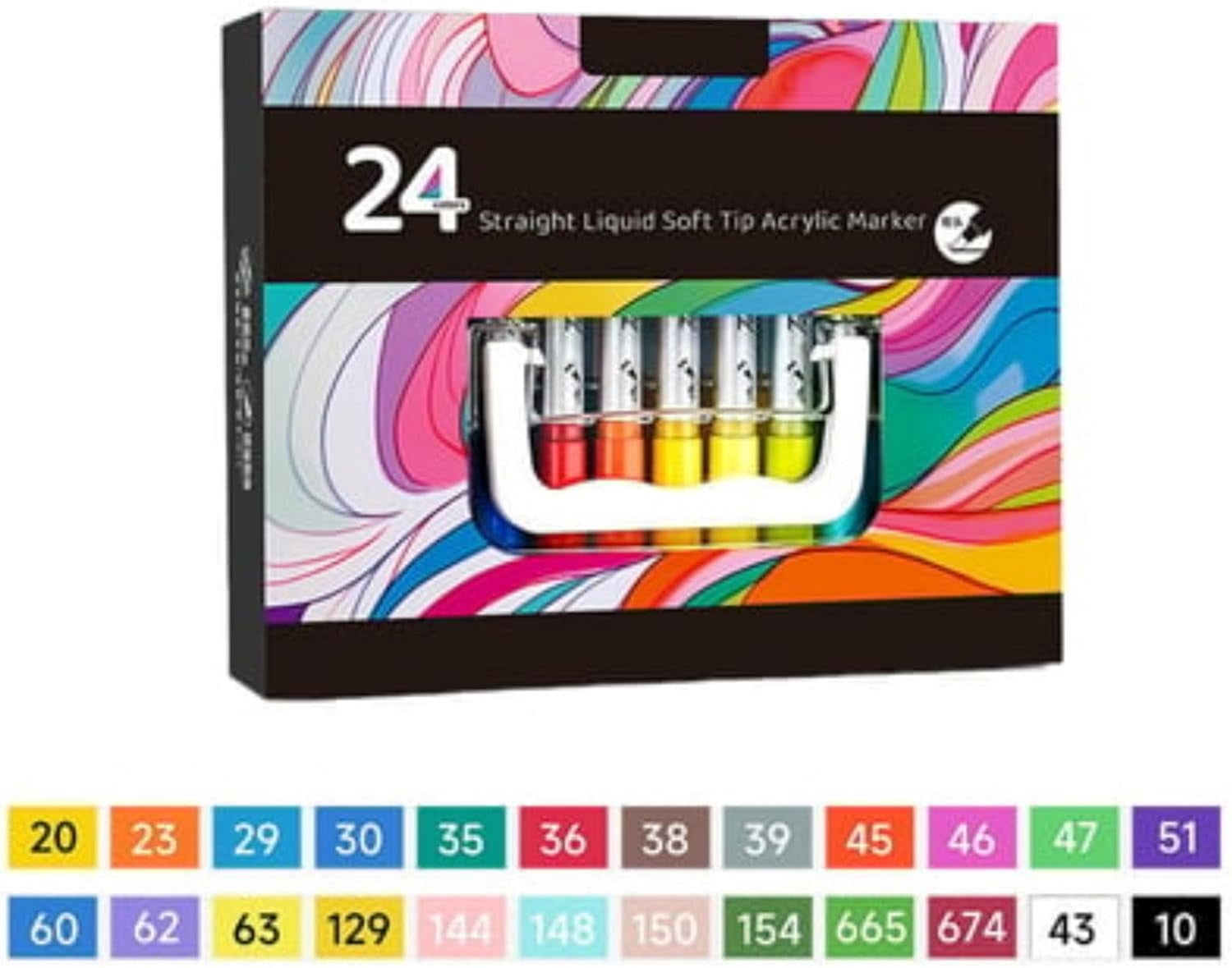 Acrylic Paint Markers Set, Drawing Marker Pen, Acrylic Paint Pens Extra Fine Tip Acrylic Paint Markers, For Rock Painting, Plastic, Ceramic, Stone, Wood, DIY