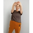 thumbnail image 5 of Hanes Originals Women's Tri-Blend T-Shirt, Relaxed Fit (Plus Size) Dark Crimson 4X, 5 of 5