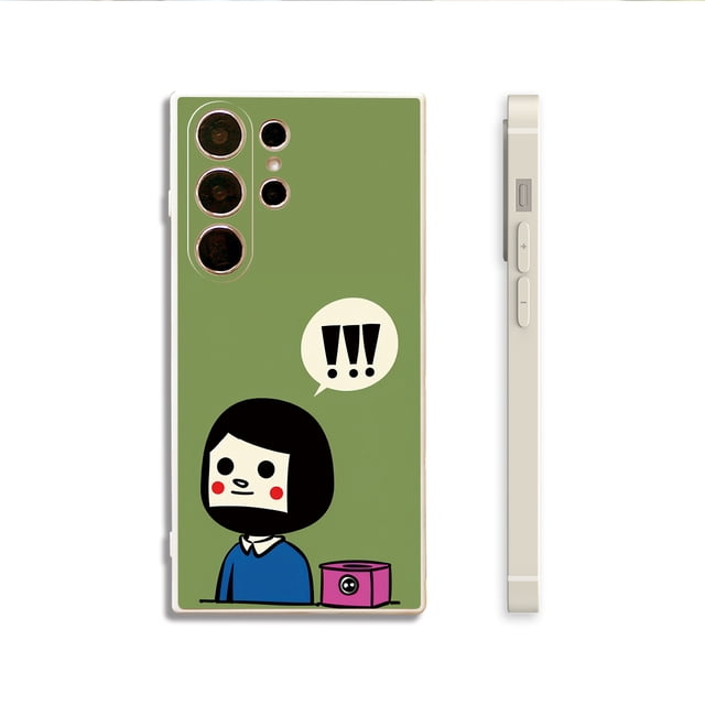 Mantenga su iPhone seguro y a la moda con nuestra funda flexible de TPU a prueba de golpes con un diseño de dibujos animados.