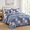 Blue Patchwork Pattern-King Size, variant on Ton Bedding Quilt Sets Queen Size Soft Reversible Coverlet All Season Blue Bedspread Houndstooth Plaid Pattern 90 X 98 Inch
