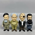 thumbnail image 5 of Nuevo en stock, figura de acción de 8-10 cm de dibujos animados de famosos líderes militares, muñeco de PVC para niños, juguete de regalo, 5 of 5