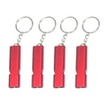 thumbnail image 5 of sunsanly 4Pcs Double Tube Emergency Whistles Clear Loud Sound Compact Size Portable Corrosion-Resistant Safety Survival Whistles with Keyring, 5 of 8