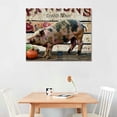 thumbnail image 3 of Nawypu Animals Canvas Wall Art for Farmhouse,Farm Animal Wall Decor, Cow Sheep Pig Rooster Wall Pictures,Canvas Prints Painting,Framed Artwork for Home Living Room Bedroom Decoration,Ready to Hang, 3 of 5