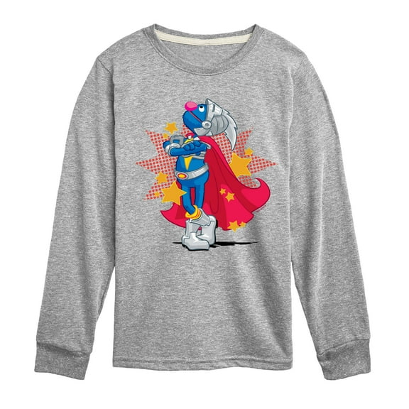 Sesame Street - Grover Stance - Toddler and Youth Long Sleeve T-Shirt