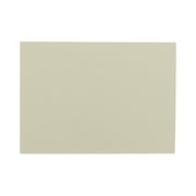 JAM Paper & Envelope Flat Note Cards, 3 1/2 x 4 7/8, Ivory, 100/Pack