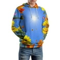 thumbnail image 5 of Colorful Flowers Under Bright Sun Men's Women New Sweatshirt Hoodie Men's Plus Size Sweatshirt Hooded Sweatshirt 3d Printed Street Men's Cloth, 5 of 6