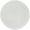 thumbnail image 3 of Safavieh Tulum Ophelia Oriental Area Rug, Light Gray/Ivory, 6'7" x 6'7" Round, 3 of 12