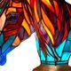 thumbnail image 3 of Luz de mesa de animales retro, vitral de resina, luz de noche, adorno para el hogar (caballo), 3 of 7