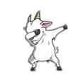 thumbnail image 1 of 5" Goat Dabbing Funny Animals Vinyl Sticker, 1 of 1