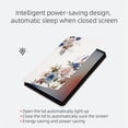 thumbnail image 5 of ELEHOLD Flip Leather Case for Samsung Galaxy Tab S8/S7 11.0" (X700/X706/T870/T875) Beautiful Flowers Floral Pattern Kickstand Function Magnetic Shockproof Anti-Scratch Slim Case,F, 5 of 6