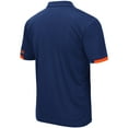 thumbnail image 3 of Men's Colosseum Navy Illinois Fighting Illini Santry Lightweight Polo, 3 of 3