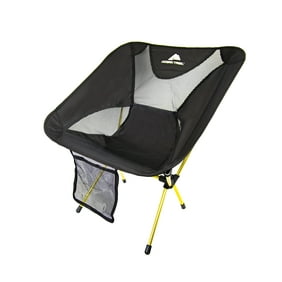 Ozark Trail Himont Compact Camp Lite Chair for Camping and enjoying Outdoors, Black