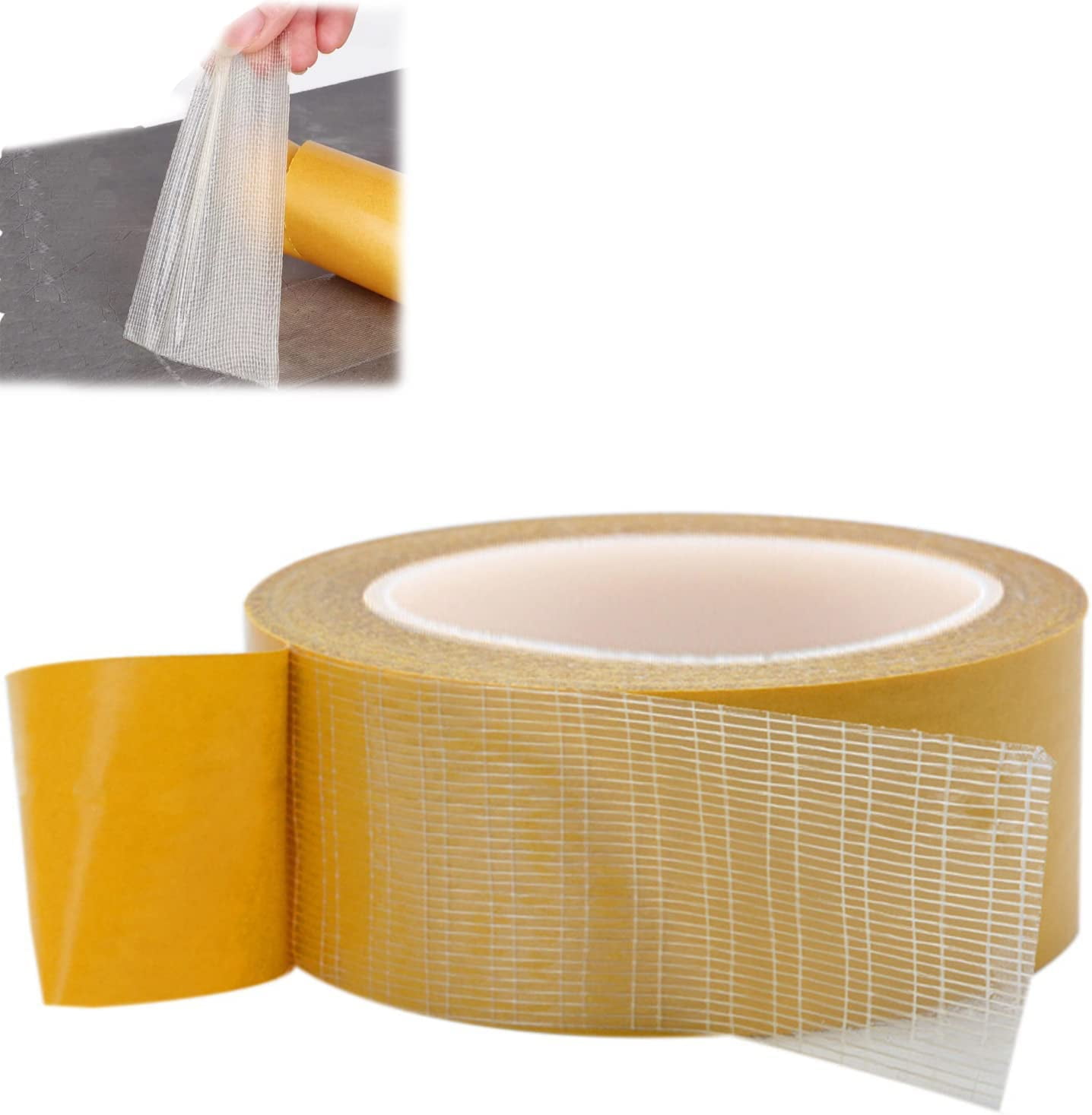 High Adhesive Strength Mesh DoubleSided Duct Tape, Carpet Tape Double