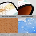 thumbnail image 2 of 2-Piece Kitchen Mat Set Non Slip Washable Floor Mats Decorative Rugs for Kitchen Sink Laundry Colored Outline Flower, 2 of 7