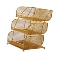 thumbnail image 4 of Cesta de frutas para encimera, cesta decorativa, centro de mesa, soporte para servir aperitivos que ahorran espacio, soporte para verduras para fiesta Grande, 4 of 8