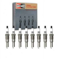 8 pc Champion 7989 Double Platinum Spark Plugs for PZT1FF4 Ignition Wire Secondary