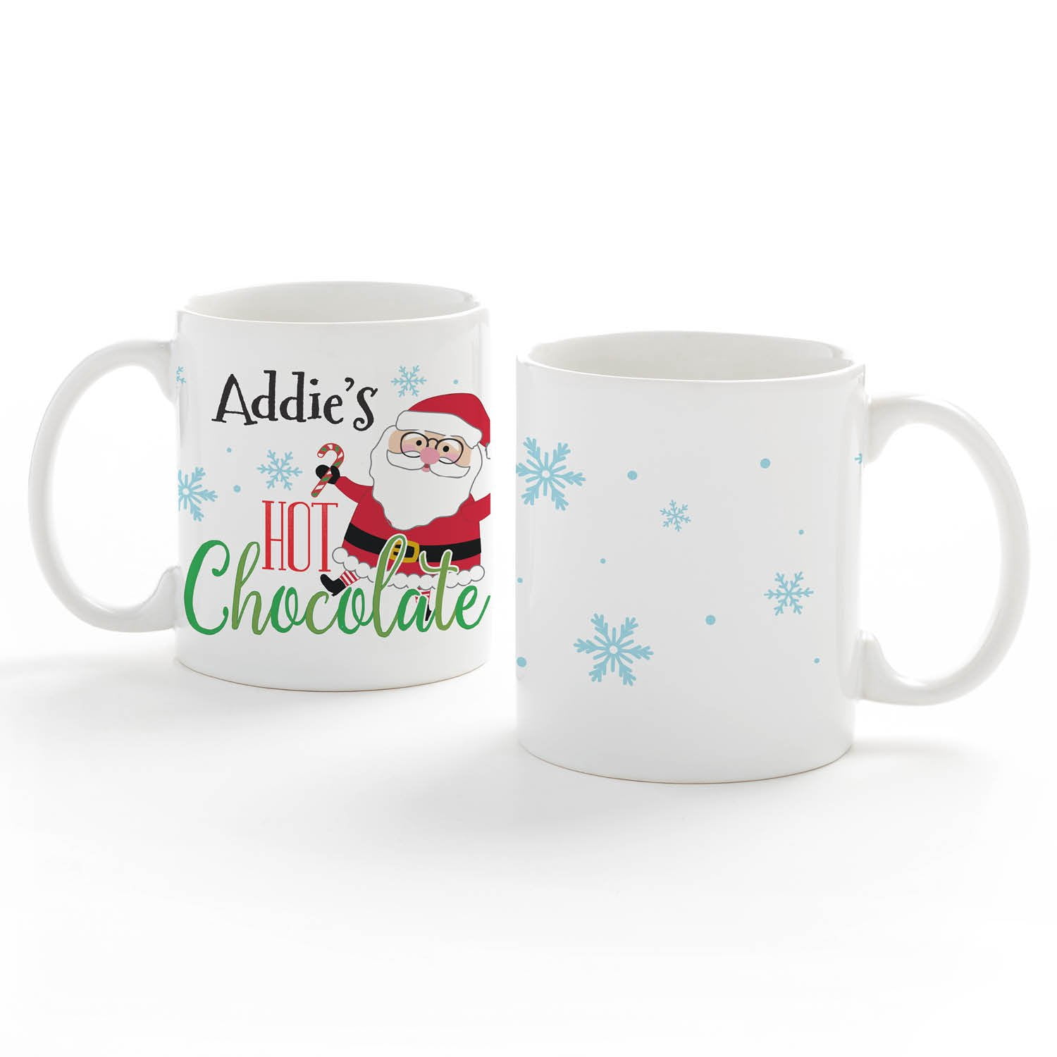 Santa's Hot Chocolate Personalized Mug