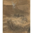 thumbnail image 3 of Gustave Doré 15x17 Black Modern Framed Museum Art Print Titled - Christian Martyrs (1869-1871), 3 of 5